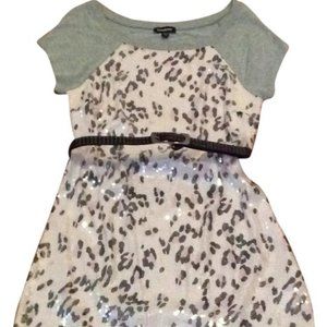 bebe jersey/sequin casual dress size Medium